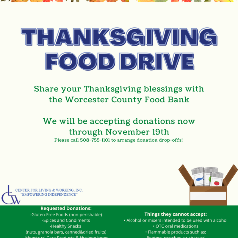 CLW Thanksgiving Food Drive