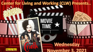 CLW's TAP November Movie Flyer