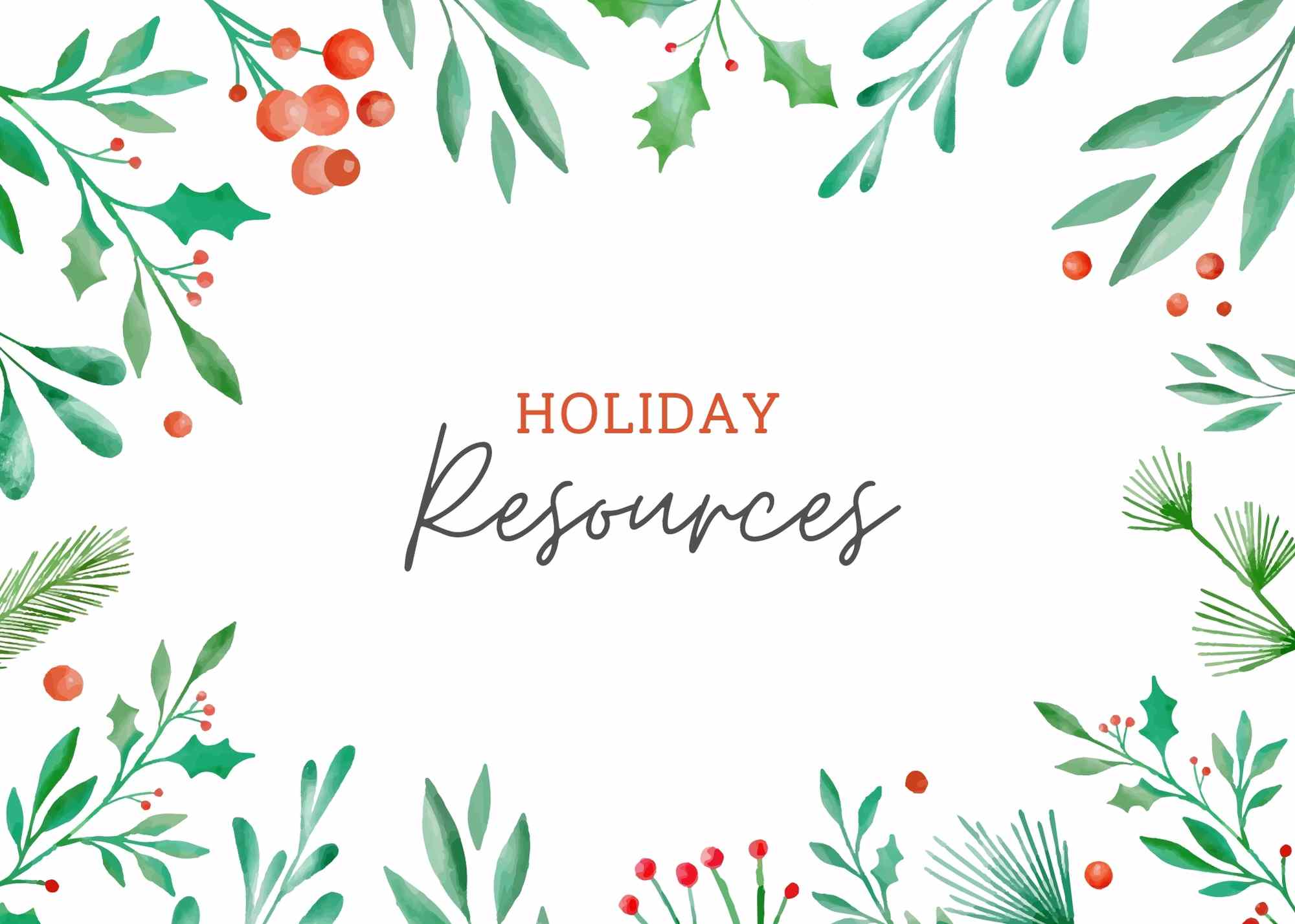 Holiday Resources for Consumers