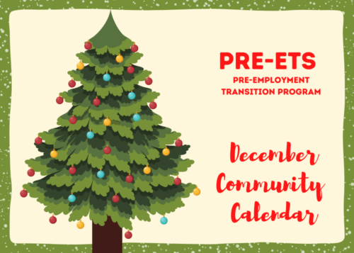 Pre-ETS December Community Calendar