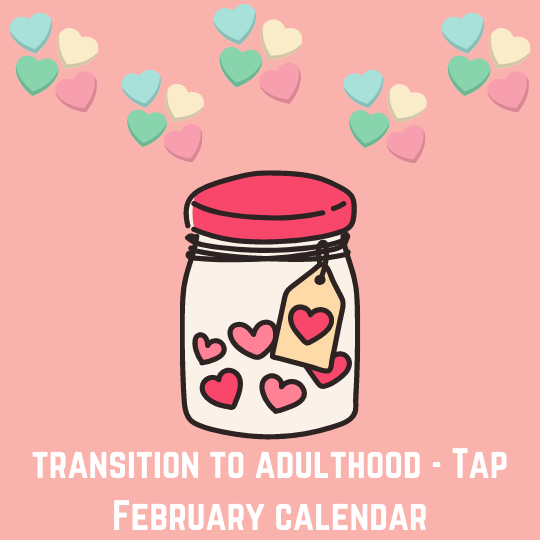 Transition to Adulthood February Calendar featured image for the website