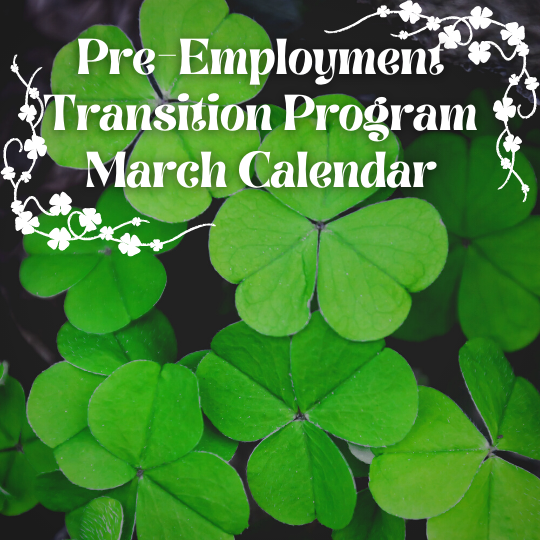 Pre-ETS March Calendar Featured Photo