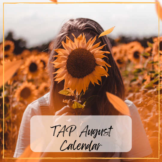 TAP August Calendar featured photo