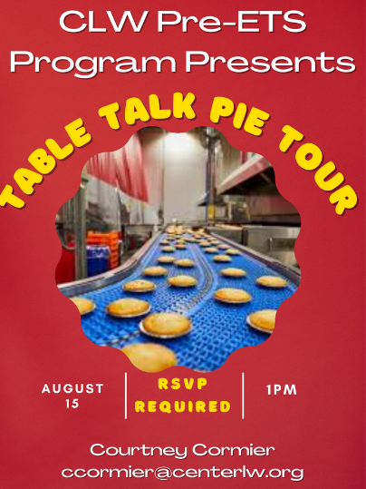 Pre-ETS Table Talk Pie Tour Flyer