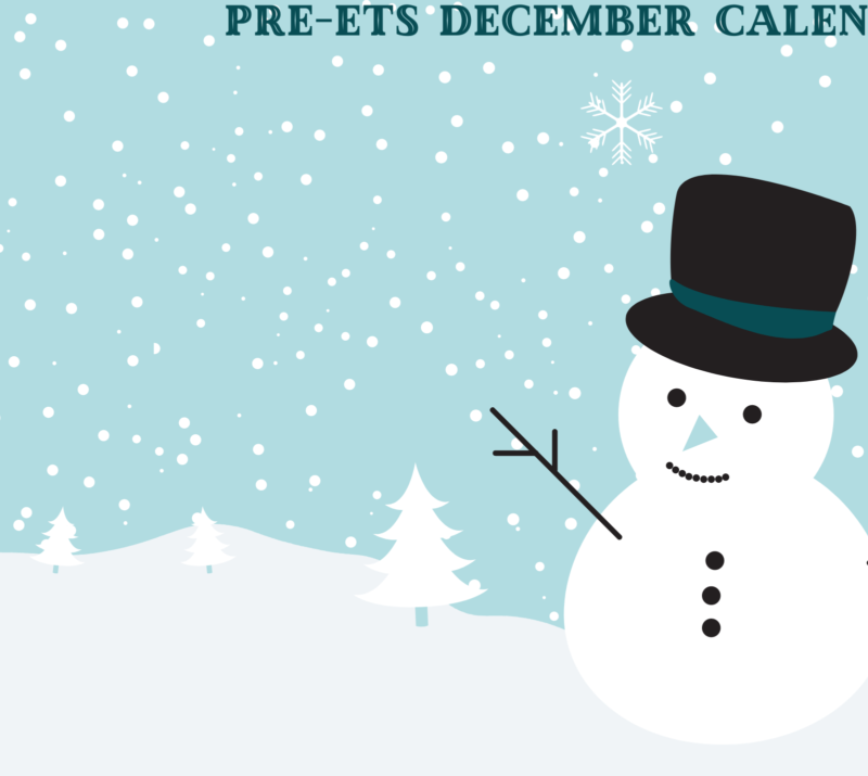 Pre-ETS December Calendar featured photo.